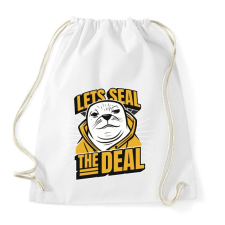 PRINTFASHION fóka-Seal the deal - Sportzsák, Tornazsák - Fehér tornazsák