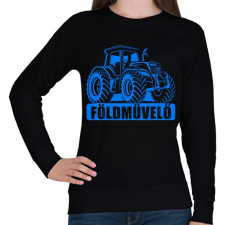 PRINTFASHION Földművelő New Holland - Női pulóver - Fekete női pulóver, kardigán