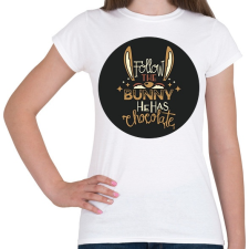 PRINTFASHION Follow the bunny - Női póló - Fehér női póló