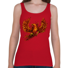 PRINTFASHION Főnix - Női atléta - Cseresznyepiros