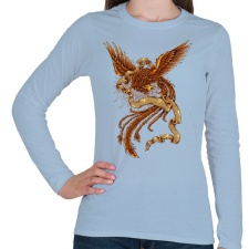 PRINTFASHION Főnix - Női hosszú ujjú póló - Világoskék női póló