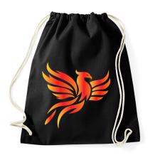 PRINTFASHION Főnix  - Sportzsák, Tornazsák - Fekete tornazsák