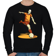PRINTFASHION Football  - Férfi pulóver - Fekete