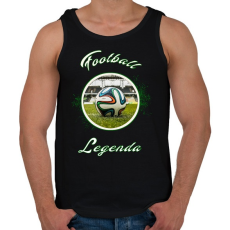 PRINTFASHION football legenda - Férfi atléta - Fekete
