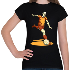 PRINTFASHION Football  - Női póló - Fekete női póló