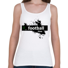 PRINTFASHION footballtime - Női atléta - Fehér női trikó