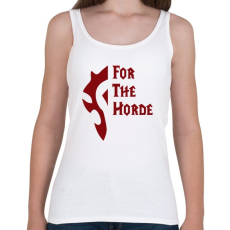 PRINTFASHION For the Horde - Női atléta - Fehér