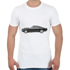 PRINTFASHION Ford Mustang - Férfi póló - Fehér