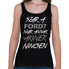 PRINTFASHION Ford - Női atléta - Fekete női trikó