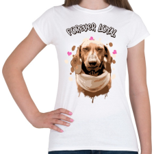 PRINTFASHION forever loyal - Női póló - Fehér női póló