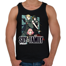 PRINTFASHION Forger család - Férfi atléta - Fekete atléta, trikó