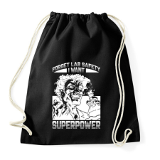 PRINTFASHION Forget lab safety - Sportzsák, Tornazsák - Fekete tornazsák