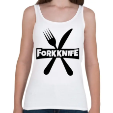 PRINTFASHION Forkknife - Női atléta - Fehér