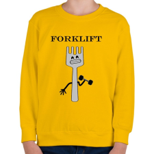 PRINTFASHION Forklift - Gyerek pulóver - Sárga gyerek pulóver, kardigán