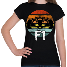 PRINTFASHION Forma1 - Női póló - Fekete női póló