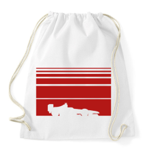 PRINTFASHION Forma1 - Sportzsák, Tornazsák - Fehér tornazsák