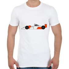 PRINTFASHION Forma 1 car - Férfi póló - Fehér férfi póló