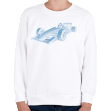 PRINTFASHION Forma 1 - Gyerek pulóver - Fehér gyerek pulóver, kardigán