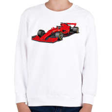 PRINTFASHION Forma 1 - Gyerek pulóver - Fehér