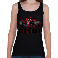 PRINTFASHION Forma 1 - Női atléta - Fekete