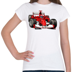 PRINTFASHION Forma 1 - Női póló - Fehér