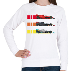 PRINTFASHION Forma 1 - Női pulóver - Fehér