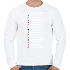 PRINTFASHION Forma 1 Versenyzők - Férfi pulóver - Fehér férfi pulóver, kardigán