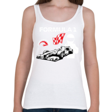 PRINTFASHION Formula 1 - Női atléta - Fehér