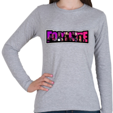 PRINTFASHION Fortnite10 - Női hosszú ujjú póló - Sport szürke női póló