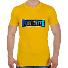 PRINTFASHION Fortnite4 - Férfi póló - Sárga férfi póló