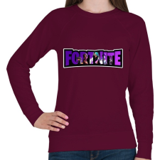 PRINTFASHION Fortnite7 - Női pulóver - Bordó női pulóver, kardigán