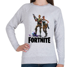 PRINTFASHION Fortnite #3 /Black/ - Női pulóver - Sport szürke női pulóver, kardigán
