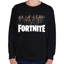 PRINTFASHION Fortnite #5 - Gyerek pulóver - Fekete gyerek pulóver, kardigán