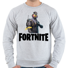 PRINTFASHION Fortnite #6 /Black/ - Férfi pulóver - Sport szürke férfi pulóver, kardigán