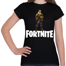 PRINTFASHION Fortnite #7 - Női póló - Fekete
