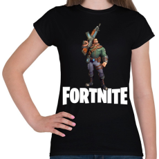 PRINTFASHION Fortnite #8 - Női póló - Fekete