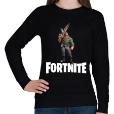 PRINTFASHION Fortnite #8 - Női pulóver - Fekete női pulóver, kardigán