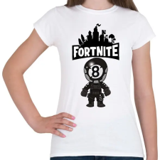 PRINTFASHION Fortnite 8ball skin - Női póló - Fehér női póló