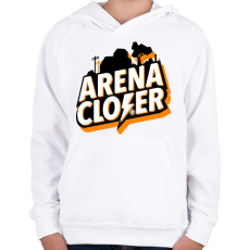 PRINTFASHION Fortnite Arena Closer - Gyerek kapucnis pulóver - Fehér