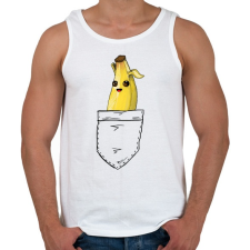 PRINTFASHION Fortnite - Banán skin - Férfi atléta - Fehér atléta, trikó