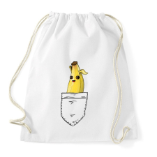 PRINTFASHION Fortnite - Banán skin - Sportzsák, Tornazsák - Fehér tornazsák