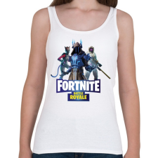 PRINTFASHION Fortnite battle royale 2 - Női atléta - Fehér női trikó