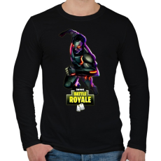 PRINTFASHION Fortnite battle royale art  - Férfi hosszú ujjú póló - Fekete