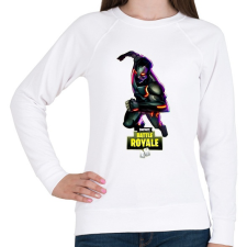 PRINTFASHION Fortnite battle royale art  - Női pulóver - Fehér női pulóver, kardigán