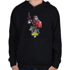 PRINTFASHION Fortnite Battle Royale - Gyerek kapucnis pulóver - Fekete gyerek pulóver, kardigán