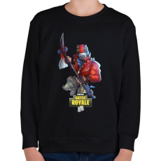 PRINTFASHION Fortnite Battle Royale - Gyerek pulóver - Fekete