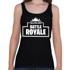 PRINTFASHION Fortnite Battle Royale - Női atléta - Fekete