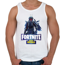 PRINTFASHION Fortnite battle royale shogun - Férfi atléta - Fehér atléta, trikó