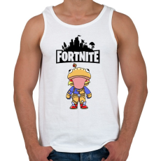 PRINTFASHION Fortnite Beef Boss - Férfi atléta - Fehér