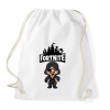 PRINTFASHION Fortnite Blackheart skin - Sportzsák, Tornazsák - Fehér